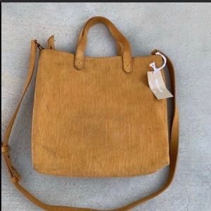 Madewell Zip Top Transport Crossbody Bag Gold